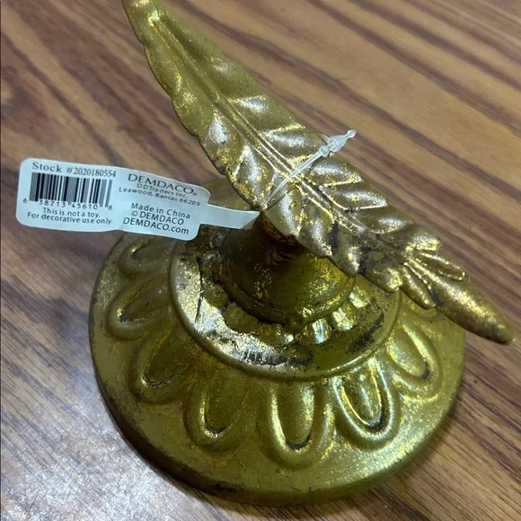 Demdaco Gold Leaf Accent 14” Ornament Stand - Picture 4 of 8